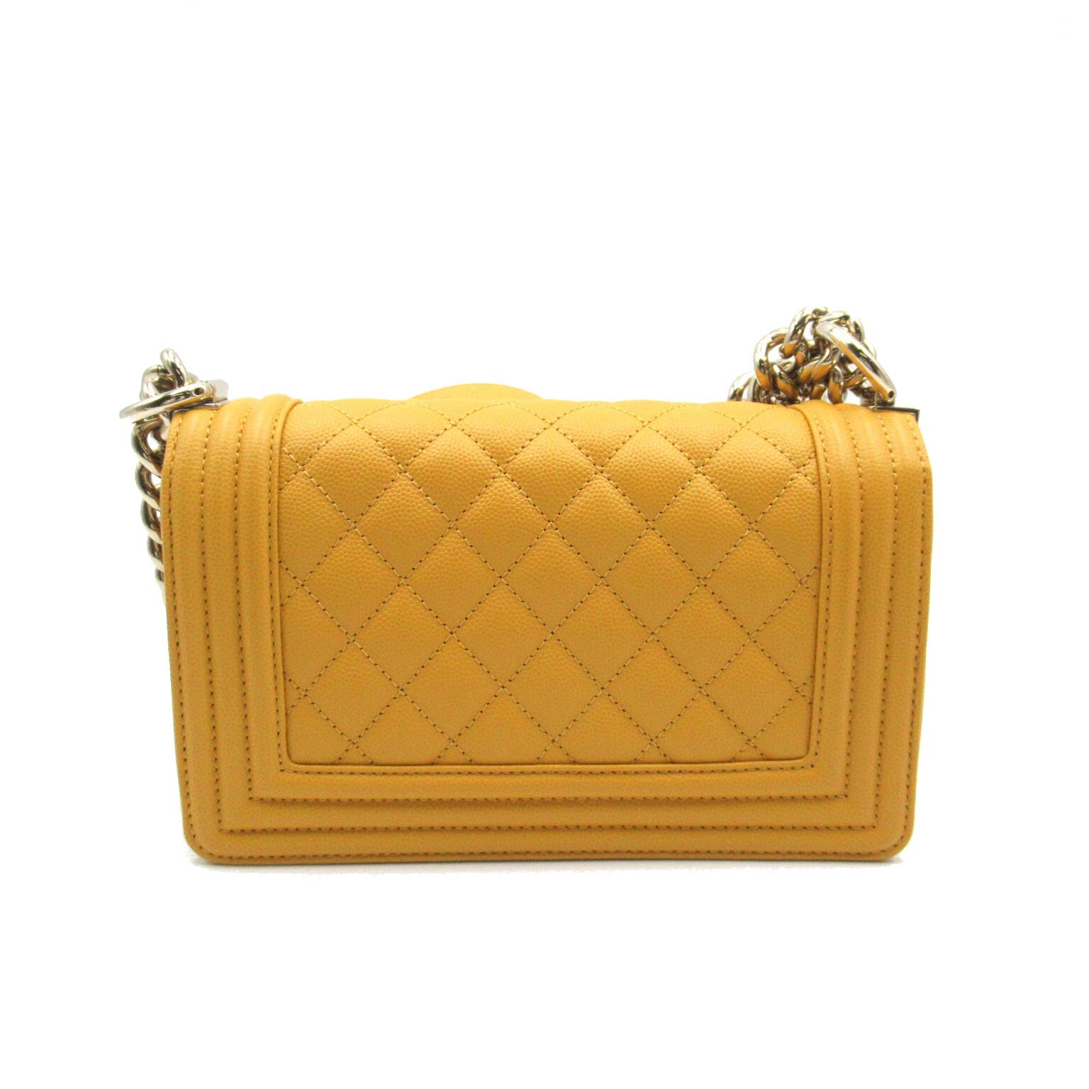 シャネル CHANEL ボーイシャネル チェンショルダー ショルダーバッグ バッグ キャビアスキン レディース A67085