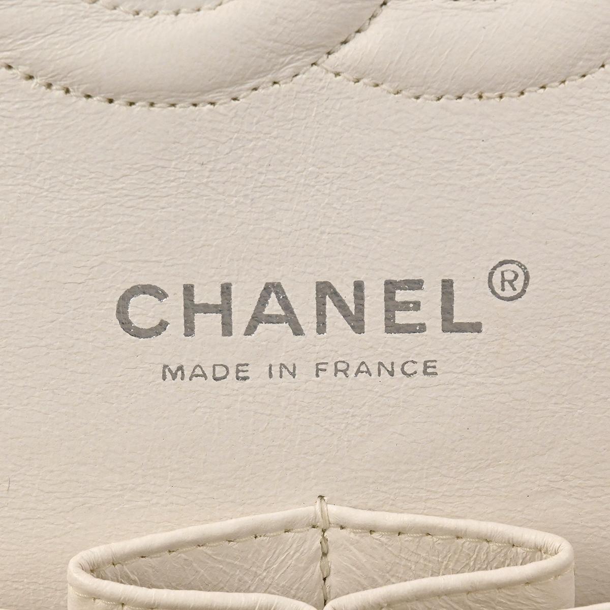 シャネル激安 CHANEL マトラッセ Wフラップ チェーン ココマーク ショルダーバッグ キャビアスキン ホワイト A01112