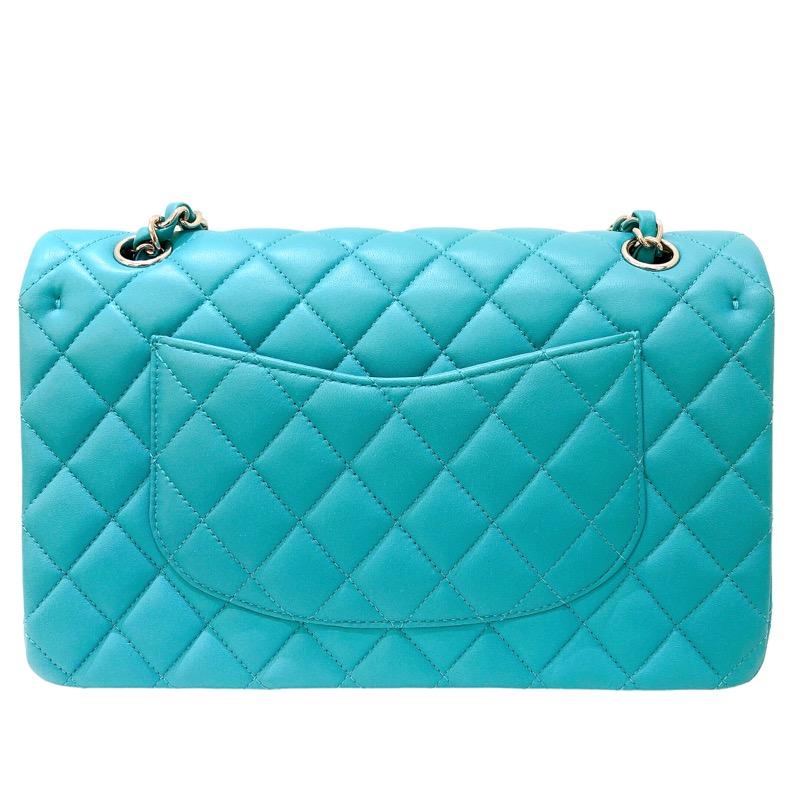 シャネル CHANEL マトラッセ25 A01112 ブルー/シルバー金具 レディース ショルダーバッグ