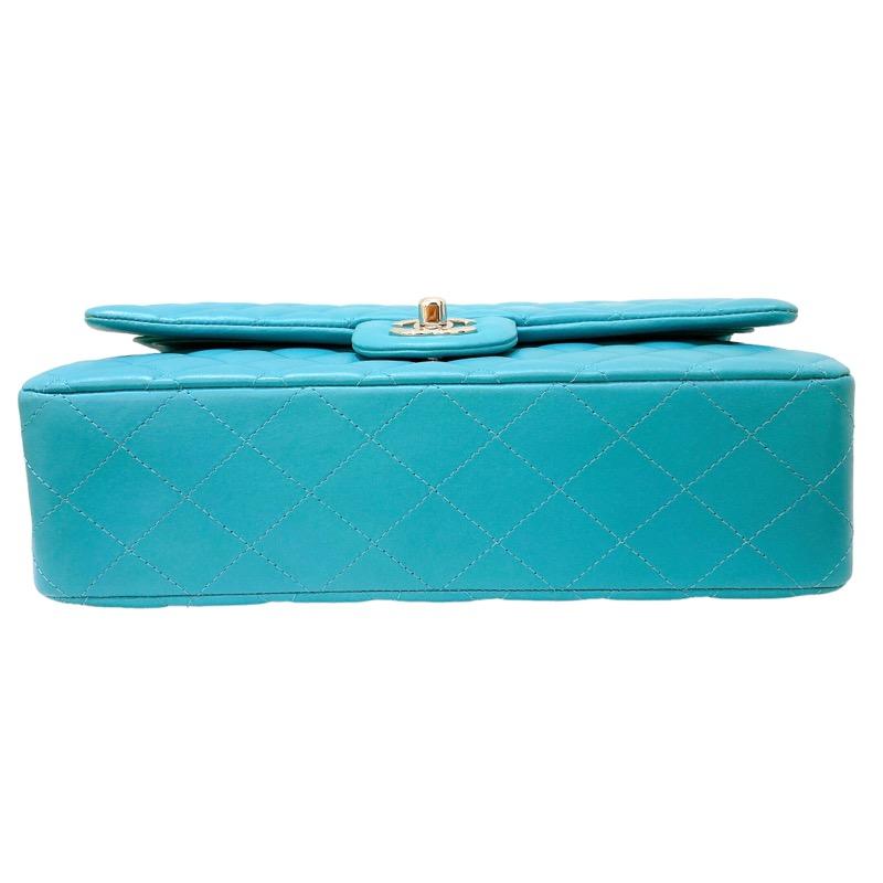 シャネル CHANEL マトラッセ25 A01112 ブルー/シルバー金具 レディース ショルダーバッグ