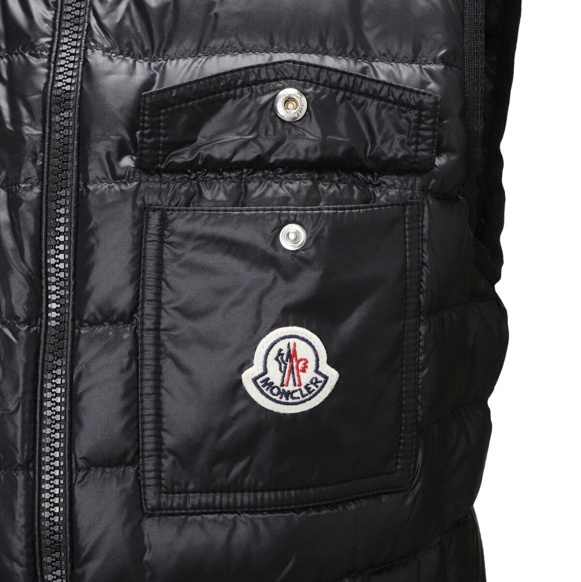 モンクレール MONCLER ダウンベスト ジレ ブラック glygos 1a00028 595zz 999