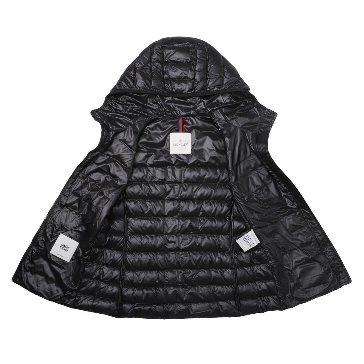 モンクレール MONCLER ダウンベスト ジレ ブラック glygos 1a00028 595zz 999
