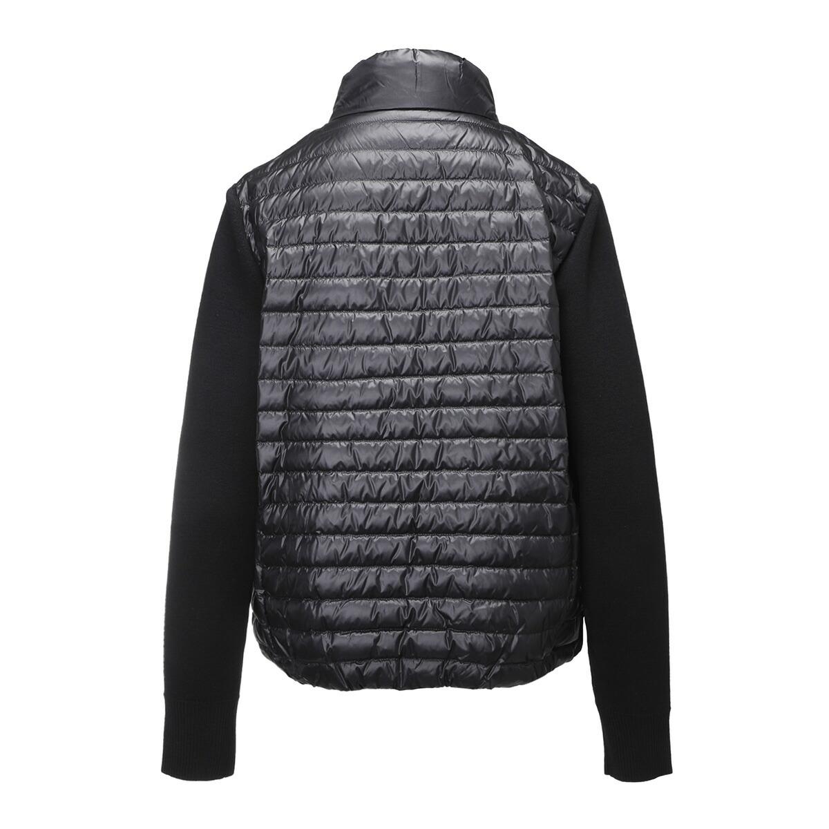 モンクレール MONCLER ダウンジャケット ダウン切り替え カーディガン ブラック 9b00017 m1131 999