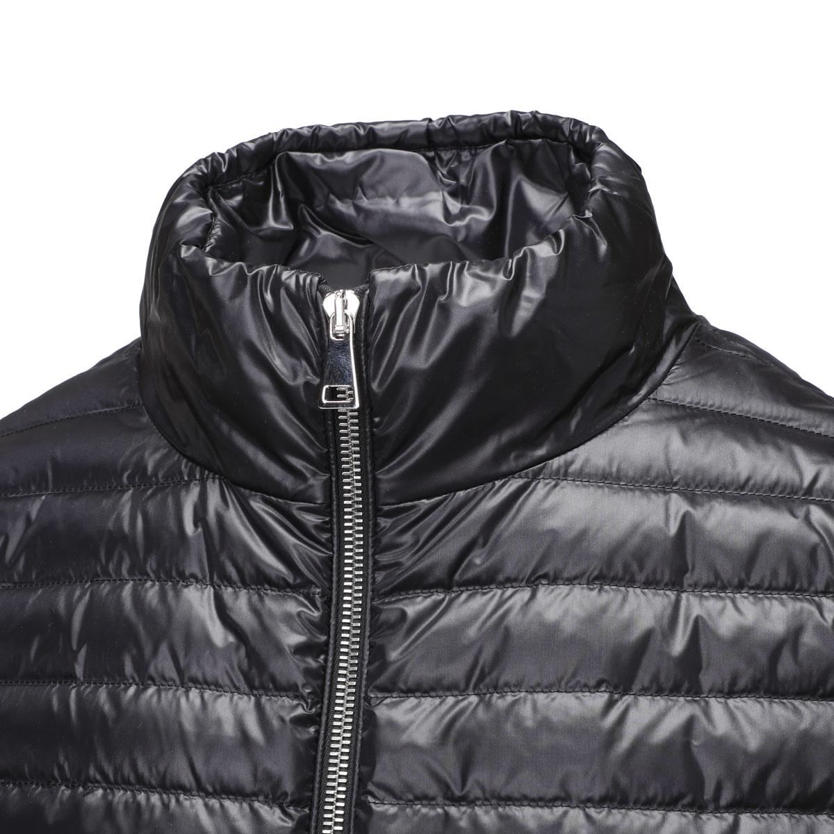 モンクレール MONCLER ダウンジャケット ダウン切り替え カーディガン ブラック 9b00017 m1131 999