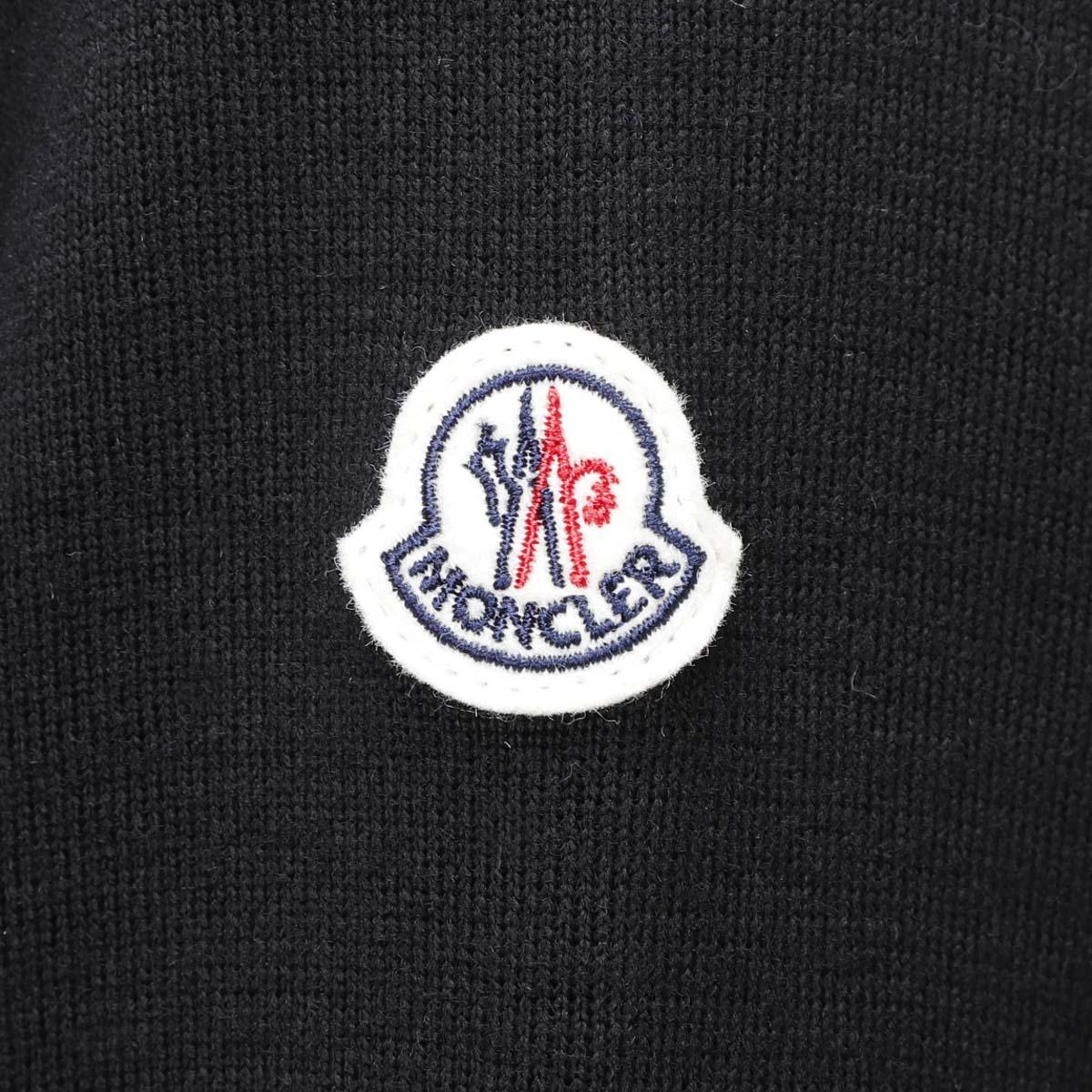 モンクレール MONCLER ダウンジャケット ダウン切り替え カーディガン ブラック 9b00017 m1131 999