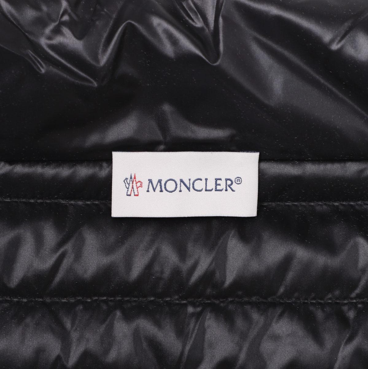 モンクレール MONCLER ダウンジャケット ダウン切り替え カーディガン ブラック 9b00017 m1131 999