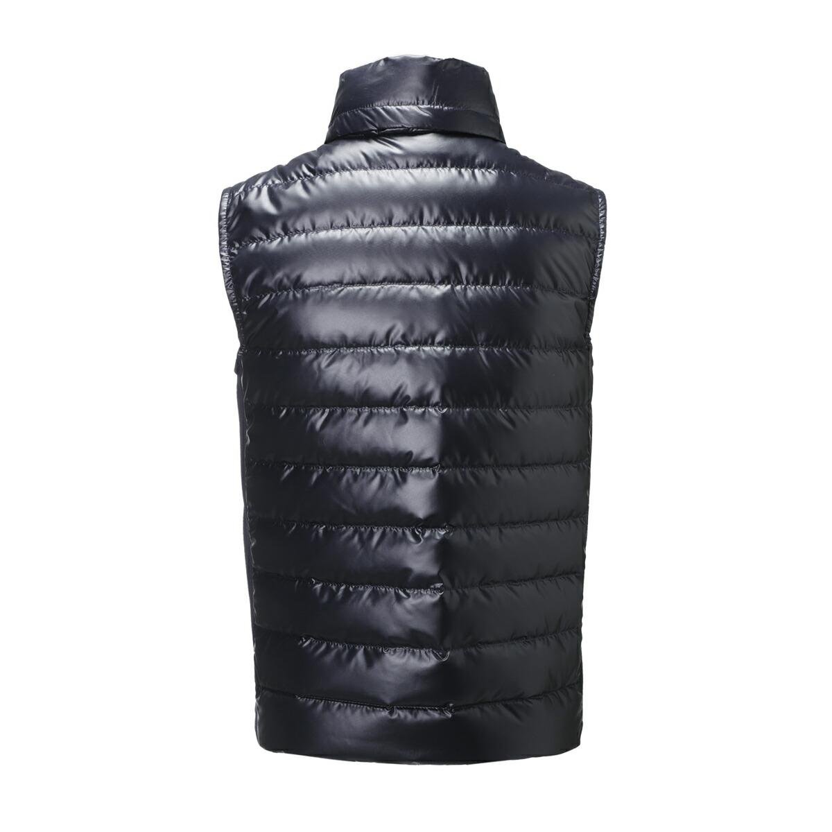 モンクレール MONCLER ダウンベスト ジレ ブルー bakuro 1a00087 595zj 778