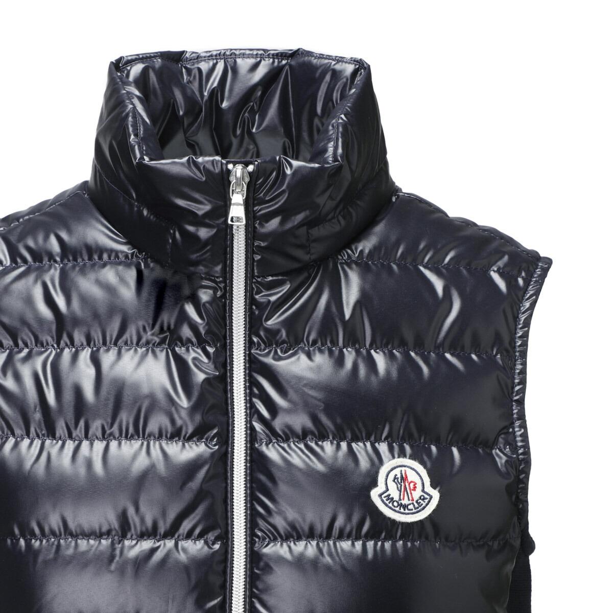 モンクレール MONCLER ダウンベスト ジレ ブルー bakuro 1a00087 595zj 778