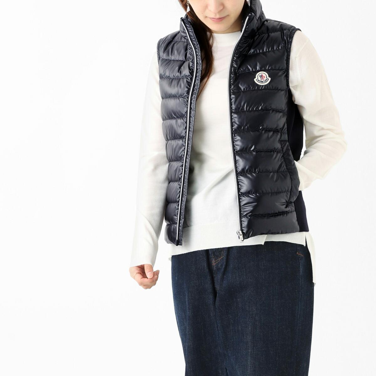 モンクレール MONCLER ダウンベスト ジレ ブルー bakuro 1a00087 595zj 778