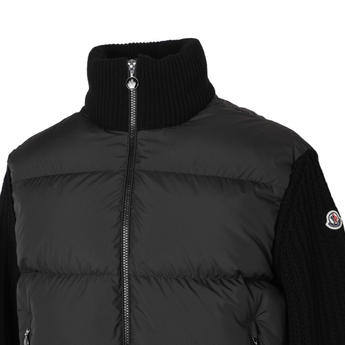 モンクレール MONCLER ダウン入りジップパーカ ブラック レディース 9b00025 m1241 999
