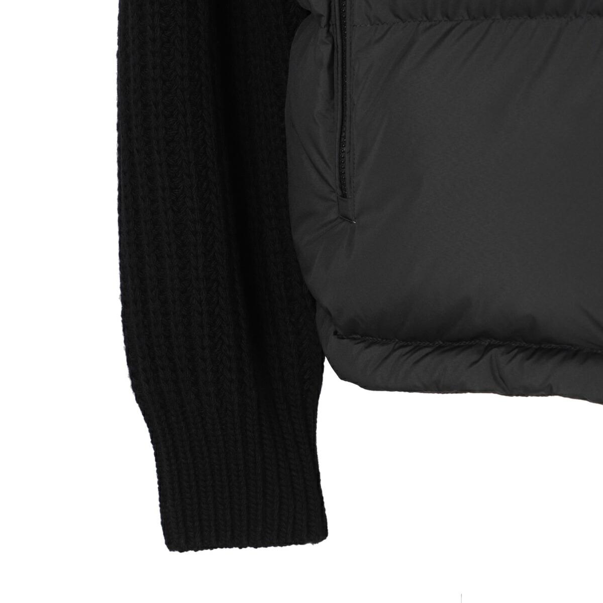 モンクレール MONCLER ダウン入りジップパーカ ブラック レディース 9b00025 m1241 999