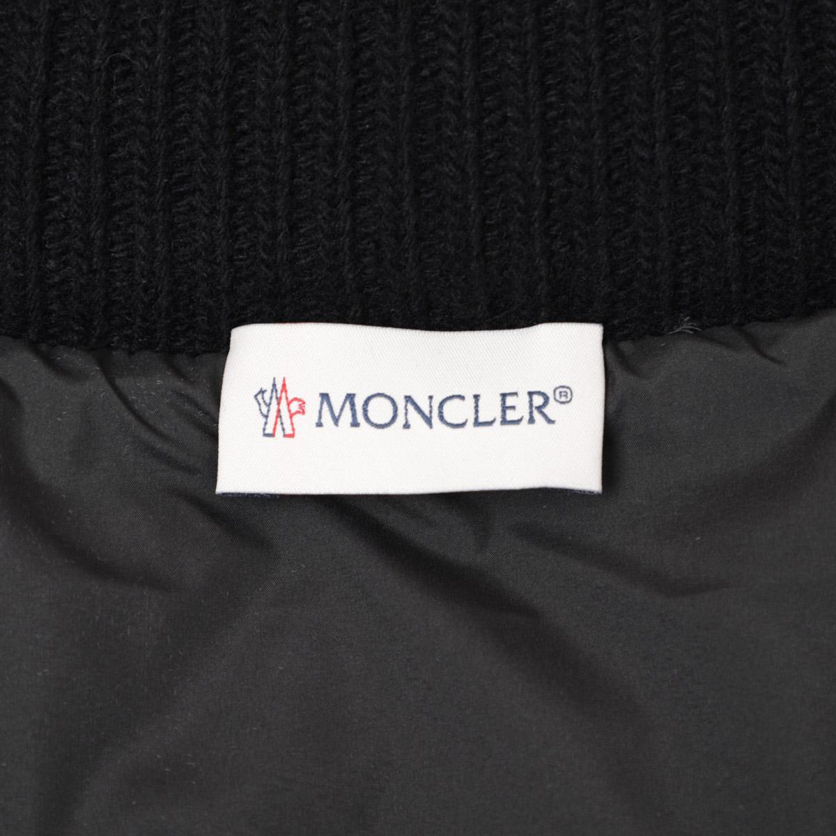 モンクレール MONCLER ダウン入りジップパーカ ブラック レディース 9b00025 m1241 999
