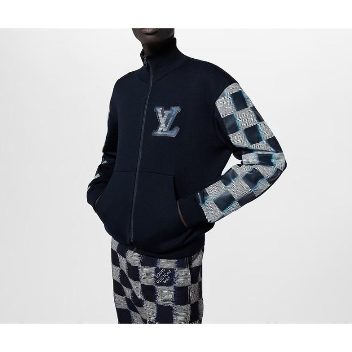 ルイヴィトン LV ウールアンド レザー トラックトップ 1AFAO1
