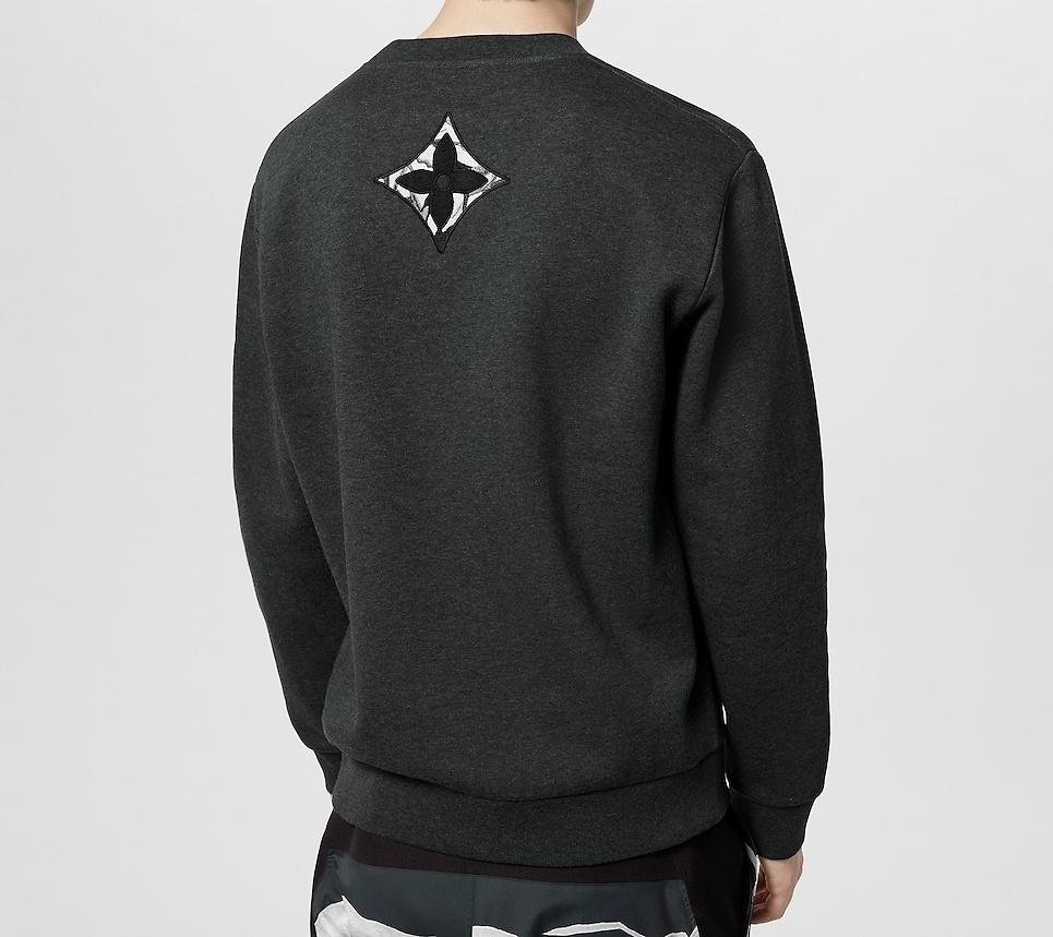 Louis Vuitton コットンクルーネックトップス グレー 1AFAZG