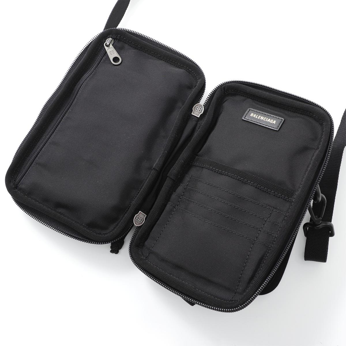 バレンシアガ EXPLORER CROSSBODY POUCH ナイロン ボディバッグ ブラック 593329 9WBC5 1000