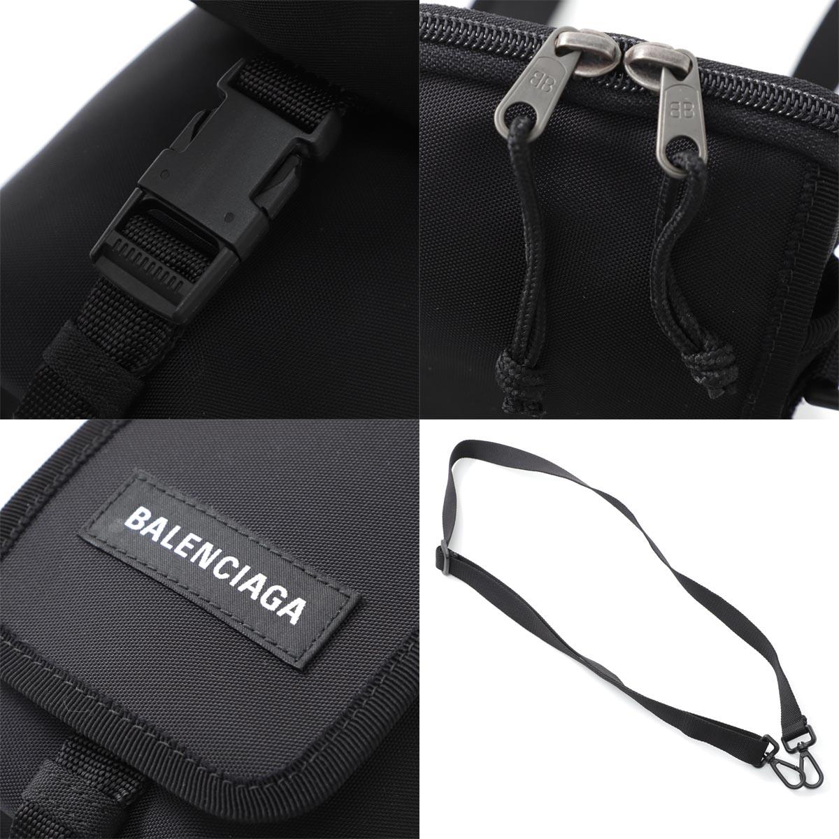 バレンシアガ EXPLORER CROSSBODY POUCH ナイロン ボディバッグ ブラック 593329 9WBC5 1000