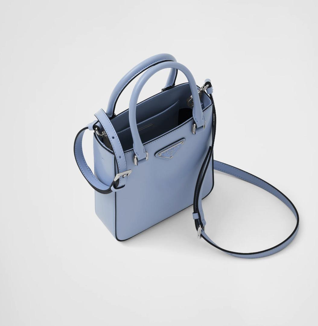 プラダ PRADA スモール ブラッシュドレザー トートバッグ 1BA331_ZO6_F02TG_V_OOO