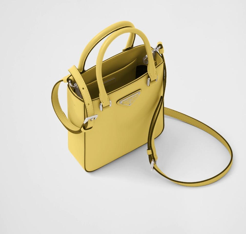 プラダ PRADA スモール ブラッシュドレザー トートバッグ 1BA331_ZO6_F0ZNZ_V_OOO