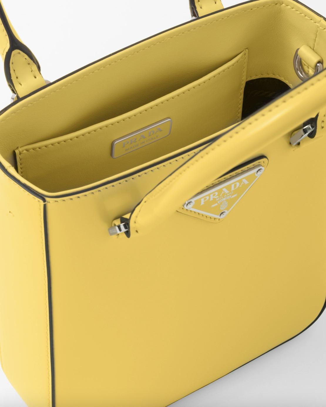 プラダ PRADA スモール ブラッシュドレザー トートバッグ 1BA331_ZO6_F0ZNZ_V_OOO
