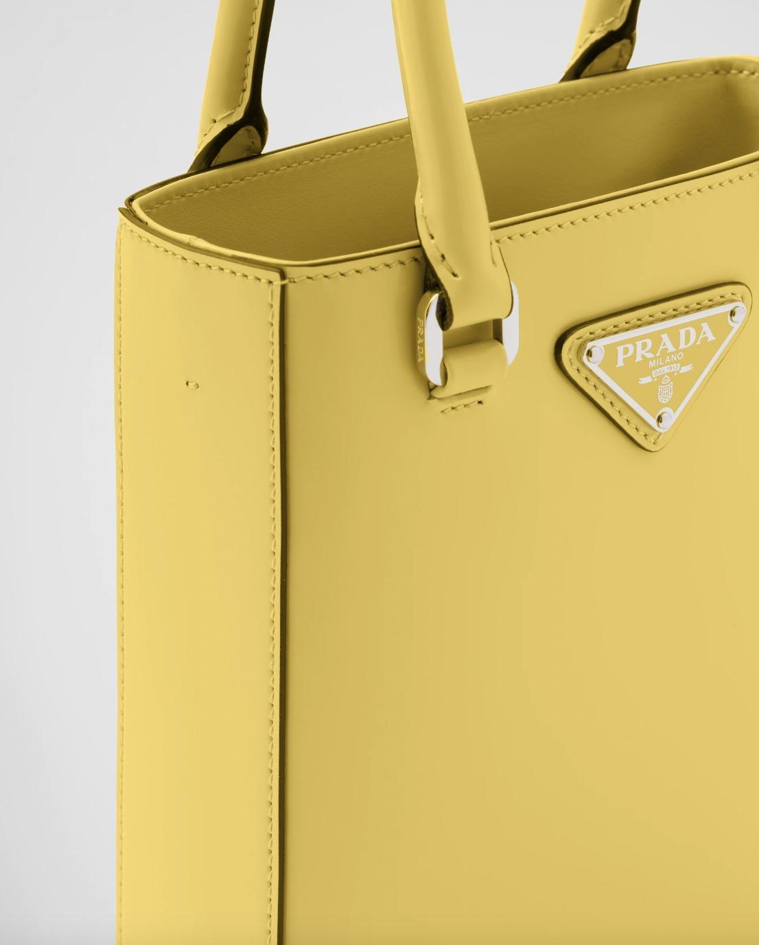 プラダ PRADA スモール ブラッシュドレザー トートバッグ 1BA331_ZO6_F0ZNZ_V_OOO