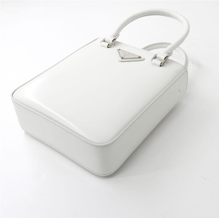 プラダショルダーバッグ ブラッシュドレザーレディースハンドバッグ トライアングルロゴ 2WAY ミニトートバッグ 1BA331 VOOO ZO6