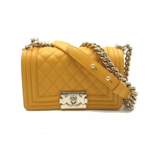 シャネル CHANEL ボーイシャネル チェンショルダー ショルダーバッグ バッグ キャビアスキン レディース A67085