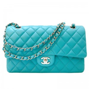 シャネル CHANEL マトラッセ25 A01112 ブルー/シルバー金具 レディース ショルダーバッグ