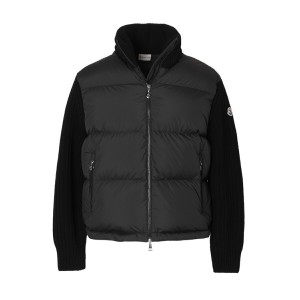モンクレール MONCLER ダウン入りジップパーカ ブラック レディース 9b00025 m1241 999