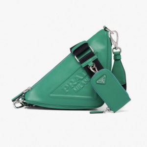 プラダ PRADA トライアングルレザーショルダーバッグ 1BH190_2BYA_F0458_V_BRO