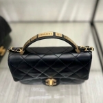 CHANEL トップハンドル ミニ フラップバッグ AS4679 B15558 94305