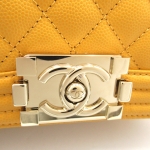 シャネル CHANEL ボーイシャネル チェンショルダー ショルダーバッグ バッグ キャビアスキン レディース A67085