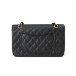 シャネル激安 CHANEL マトラッセ 25 チェーン ショルダー バッグ キャビアスキン ブラック A01112 ゴールド 金具 ココマーク
