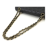 シャネル激安 CHANEL マトラッセ 25 チェーン ショルダー バッグ キャビアスキン ブラック A01112 ゴールド 金具 ココマーク