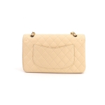 シャネル CHANEL マトラッセ 25 チェーン ショルダー バッグ キャビアスキン ベージュ ゴールド 金具 ココマーク A01112