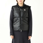 モンクレール MONCLER ダウン切り替え ベスト ジレ ブラック 9i00002 m2089 999
