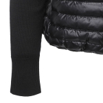 モンクレール MONCLER ダウンジャケット ダウン切り替え カーディガン ブラック 9b00017 m1131 999