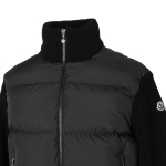 モンクレール MONCLER ダウン入りジップパーカ ブラック レディース 9b00025 m1241 999