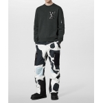 Louis Vuitton コットンクルーネックトップス グレー 1AFAZG