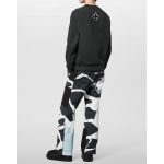Louis Vuitton コットンクルーネックトップス グレー 1AFAZG