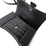 バレンシアガ ハンドバッグ 2WAY ブラック レディース ギフト プレゼント レザー 本革HOURGLASS アワーグラス S 593546 1lr67 1000 