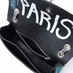 バレンシアガ ショルダーバッグ ブラック レディース ギフト プレゼント レザー 本革 グラフティBB ROUND M GRAFFIT 516921 0otan 8486