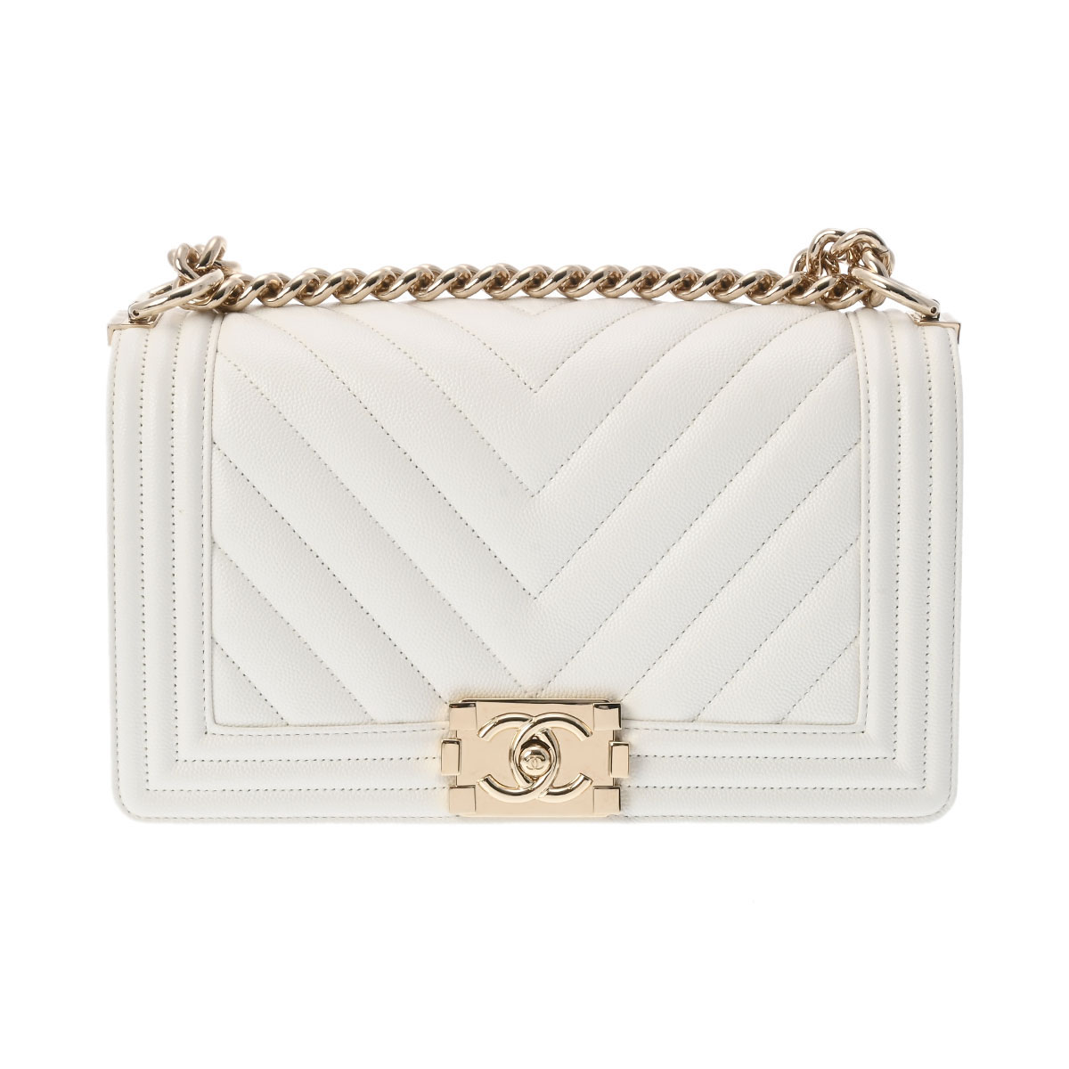 シャネル CHANEL ボーイシャネル ボーイシャネル チェーンショルダー 25cm A67086
