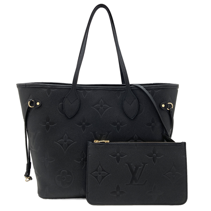 ルイヴィトンバッグ LOUIS VUITTON トートバッグ ネヴァーフル MM モノグラム ノワール M45685