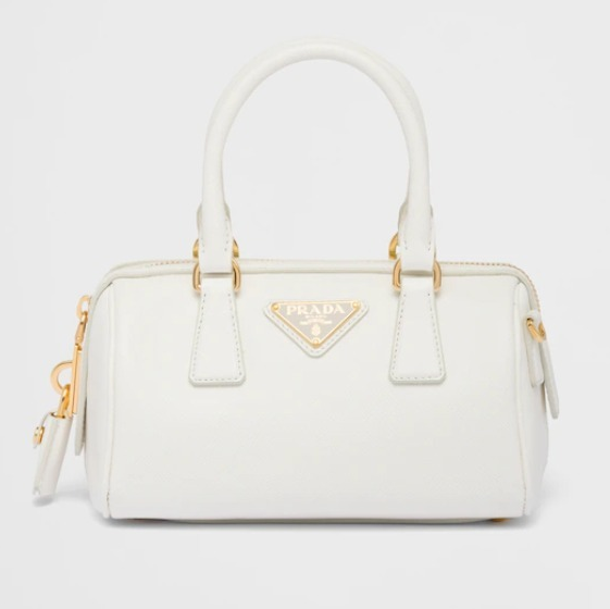 プラダ PRADA ショルダーバッグ 2Wayバッグ レザー ホワイト 1BB846_NZV_F0009_V_XOO