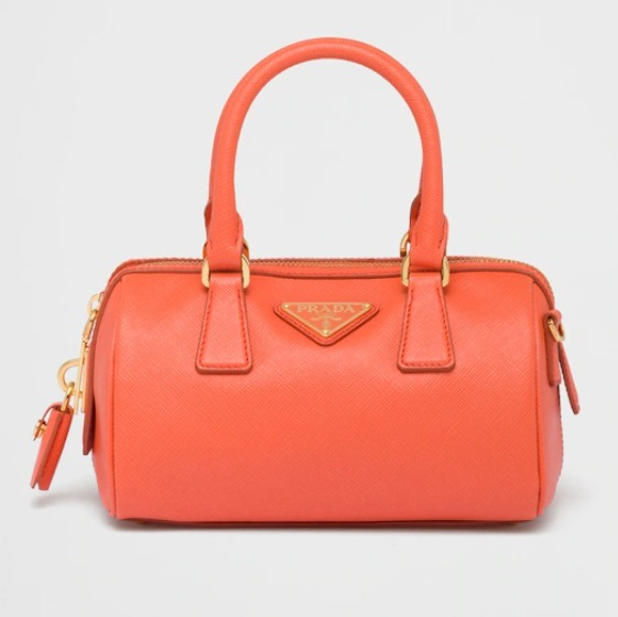 プラダ PRADA ショルダーバッグ 2Wayバッグ レザー オレンジ 1BB846_NZV_F0049_V_XOO