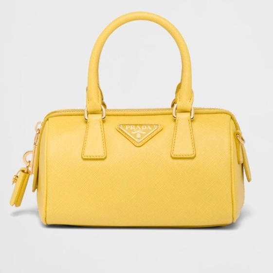 プラダ PRADA ショルダーバッグ 2Wayバッグ レザー イエロー 1BB846_NZV_F0377_V_XOO