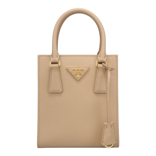 プラダバッグ レディース PRADA サフィアーノレザー 1BA358 NZV SABBIA ベージュ