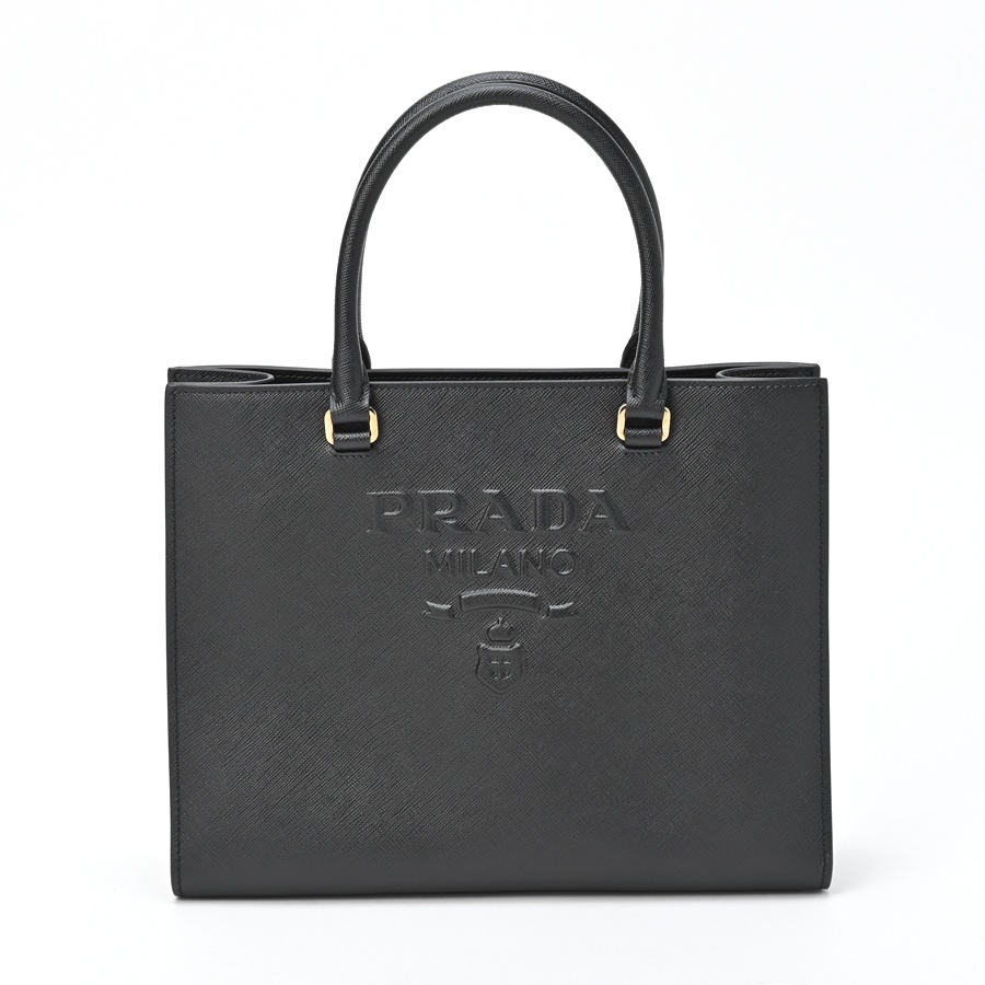 プラダ PRADA ミディアムサフィアーノレザー ハンドバッグ カードケース 1BA337_NZV_F0002_V_XOA