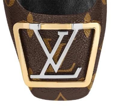 LOUIS VUITTON パンツにもスカートにも合うパンプス レザー 1A64FY