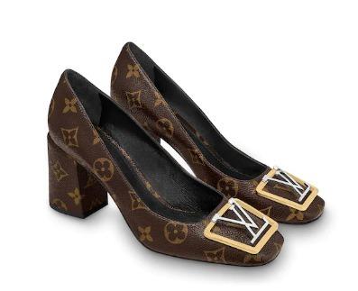 LOUIS VUITTON パンツにもスカートにも合うパンプス レザー 1A64FY